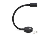 SEATEC LED - læselampe med lysdæmper og USB - C / sort / varm hvid - SejlStrøm