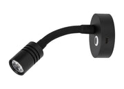 SEATEC LED - læselampe med lysdæmper og USB - C / sort / varm hvid - SejlStrøm