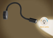 SEATEC LED - læselampe med lysdæmper og USB - C / sort / varm hvid - SejlStrøm