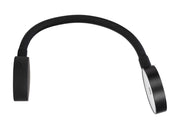 SEATEC LED Reading Light with Dimmer and USB – Black