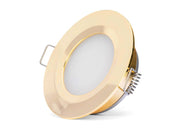SEATEC LED ceiling lamp – dimmable, gold-plated