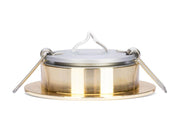 SEATEC LED ceiling lamp – dimmable, gold-plated
