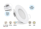 SEATEC LED loftslampe med kontakt / hvid - SejlStrøm
