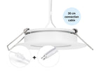 SEATEC LED loftslampe med kontakt / hvid - SejlStrøm