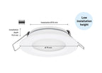 SEATEC LED loftslampe med kontakt / hvid - SejlStrøm