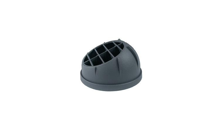 AUTOTERM Semi-circular air vent – Ø 60 mm, Fits Flange: ATR2-FD60-GR