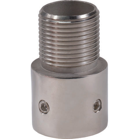 Shakespeare 4705 Stainless steel adapter. 25mm tube to 1”-14 male