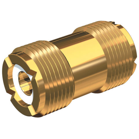 Shakespeare PL-258-G gold-plated brass barrel connector