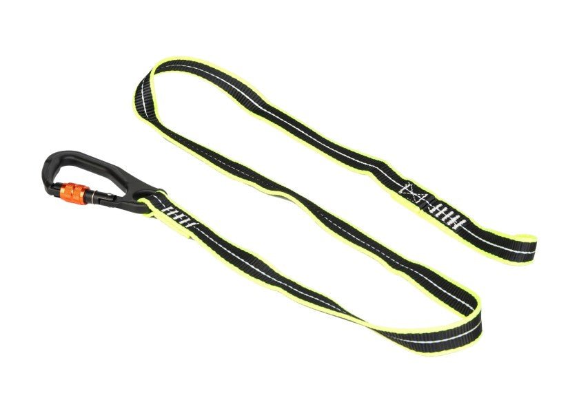 Safety lanyard with karabiner and loop