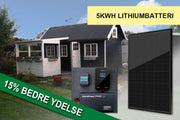 Solcelleanlæg til fritidshus / kolonihavehus – 230 V off‑grid - SejlStrøm