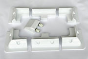 Solar Panel Mounts Camping – Corner & Side Brackets with Cable Entry Gland