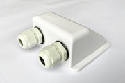 Solar Panel Mounts Camping – Corner & Side Brackets with Cable Entry Gland
