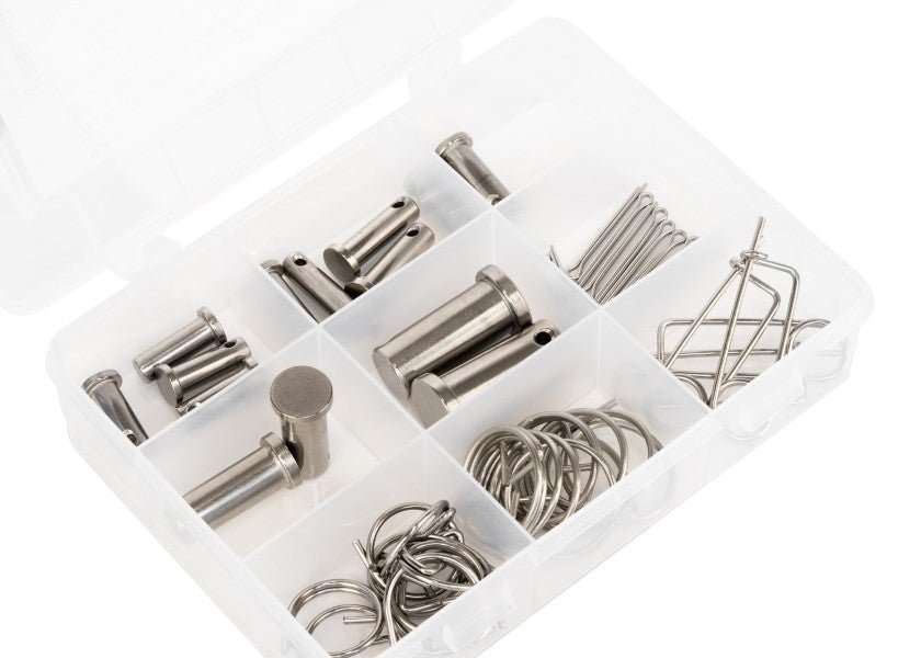 Assortment box with bolts and cotter pins – 48 pieces