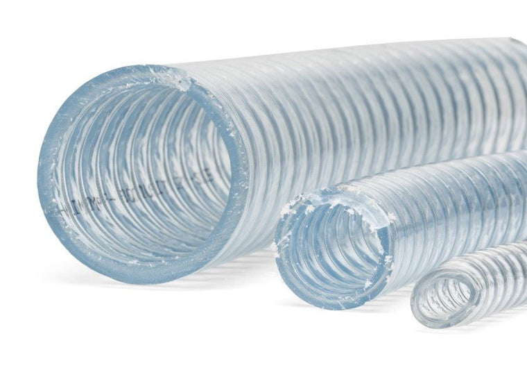 Steel wire reinforced PVC hose