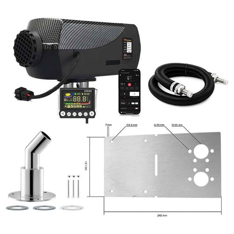 Startkit til dieselvarmer i båd – WiFi/Bluetooth (2 - 8 kW) - SejlStrøm