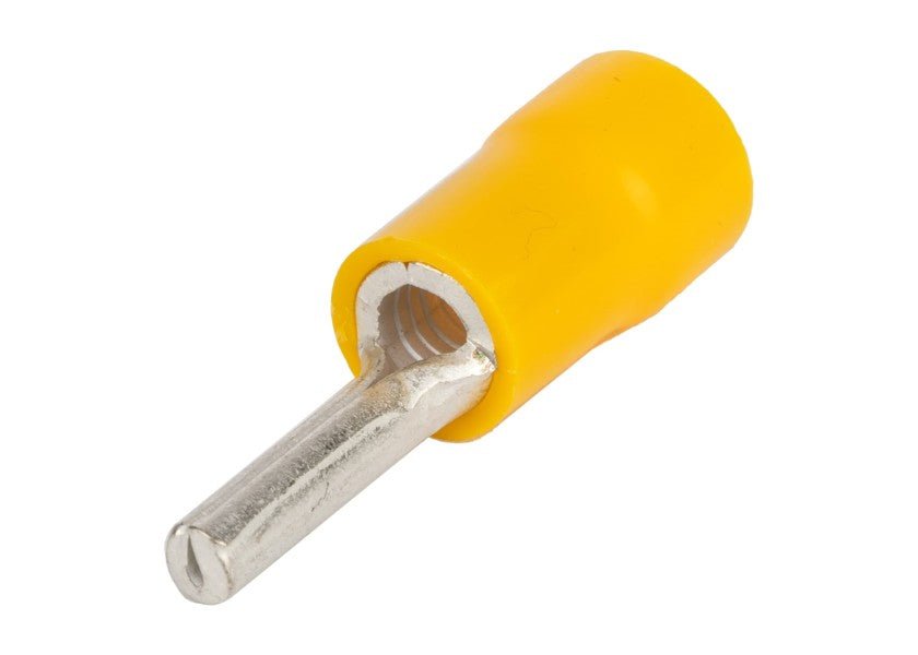 Pin terminals - yellow, 1.5 - 6 mm², pack of 12
