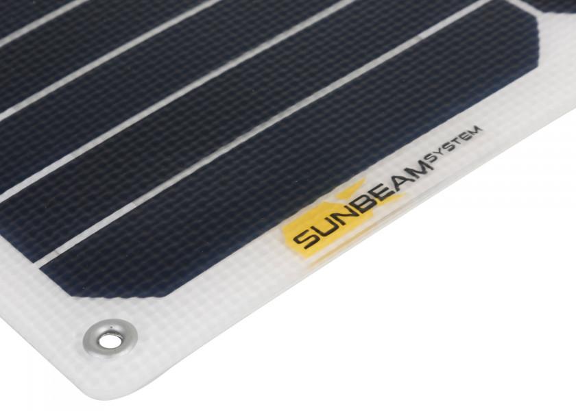 SUNBEAM Tough 111 – semi - fleksibelt solpanel 111 W (1060 x 540 x 3 mm) - SejlStrøm