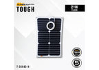 SUNBEAM Tough 21 – semi - fleksibelt solpanel 21 W (434 x 277 x 3 mm) - SejlStrøm