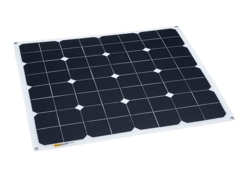 SUNBEAM Tough 55 – semi - fleksibelt solpanel 55 W (540 x 540 x 3 mm) - SejlStrøm