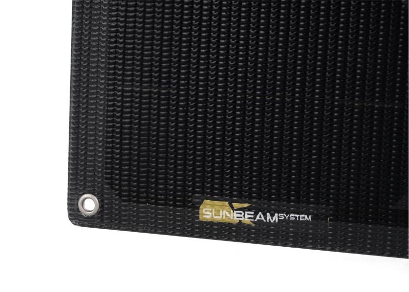 SUNBEAM Tough Black 55 – semi - fleksibelt solpanel 55 W (545 x 535 x 3 mm) - SejlStrøm