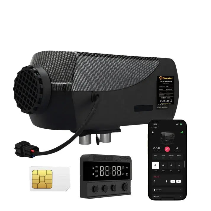 Sunster 8kW diesel heater 12/24V med GSM - SejlStrøm