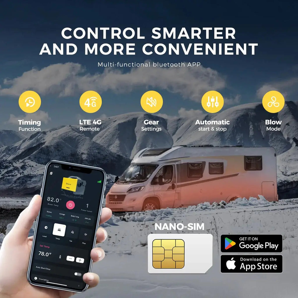 Sunster DIESEL 8 kW dieselfyr – alt-i-ét med GSM/LTE