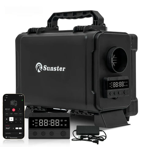 Sunster HTB1 8 kW dieselfyr – Toolbox med GSM/LTE