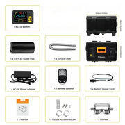 Sunster TB10 8 kW dieselfyr – Toolbox med Bluetooth