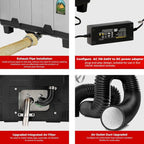 Sunster TB10PRO 8kW Dieselfyr – Toolbox WiFi & Bluetooth - SejlStrøm