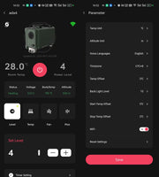 Sunster TB10 8 kW dieselfyr – Toolbox med WiFi og Bluetooth
