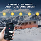 Sunster TB30 Diesel Heater 8KW 12/24V & 110–240V – Kraftfuld dieselvarmer med app‑styring - SejlStrøm