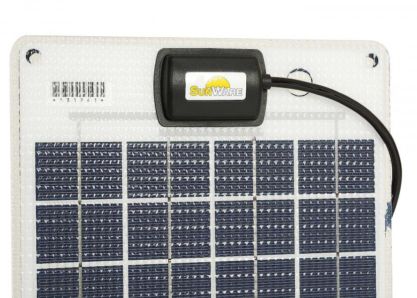 SUNWARE Solar Panel SW-20143 – 15 W – semi-flexible solar panel 468 x 243 x 5 mm