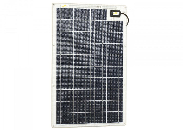 SUNWARE Solcellepanel SW - 20165 – 60 W – semi - fleksibelt solpanel 772 x 481 x 5 mm - SejlStrøm