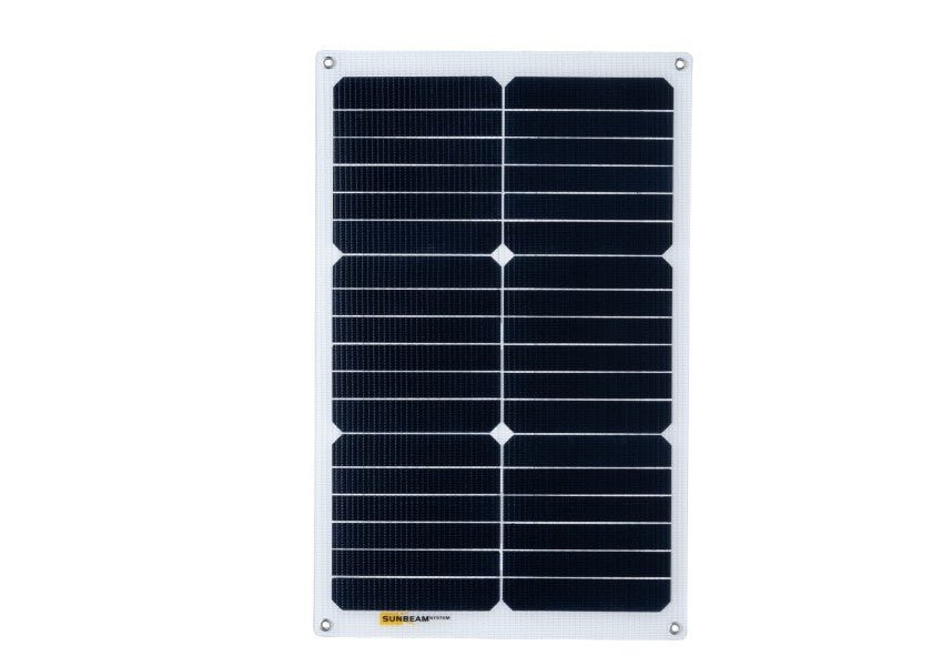 TOUGH 21 W solcellepanel / FLUSH / 21 W / Semi - fleksibel / 434 x 277 x 3 mm - SejlStrøm