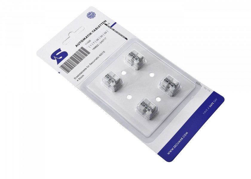 Udskiftningstabletter til Secumatic 4001S / 4 stk. - SejlStrøm