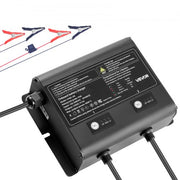 VEVOR IP68 marinebatterilader – 2 banke á 5 A / 12 V – detaljebillede 2