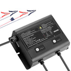 VEVOR IP68 marinebatterilader – 2 banke á 5 A / 12 V – officielt VEVOR produktbillede