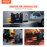 VEVOR Diesel Heater 8 kW 12/24 V – Vertical All-in-One with CO Alarm