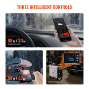 VEVOR dieselvarmer 2 kW 12/24 V – alt-i-én med Bluetooth og CO-alarm – billede 6