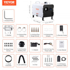 VEVOR dieselvarmer 8 kW 12/24 V – horisontal, Bluetooth og CO-alarm – billede 7