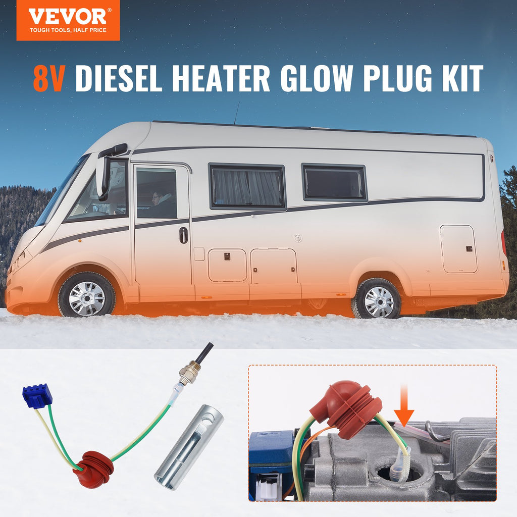 VEVOR gløderørssæt 8 V til 2/5/8 kW dieselvarmer – detaljebillede 3