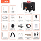 VEVOR dieselvarmer 8 kW 12/24 V – portabel med Bluetooth og CO-alarm – billede 7