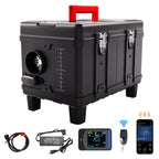 VEVOR dieselvarmer 8 kW 12/24 V – portabel med Bluetooth og CO-alarm