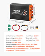 VEVOR DC-DC-lader med MPPT 50 A / 650 W – 12/24 V – detaljebillede 8