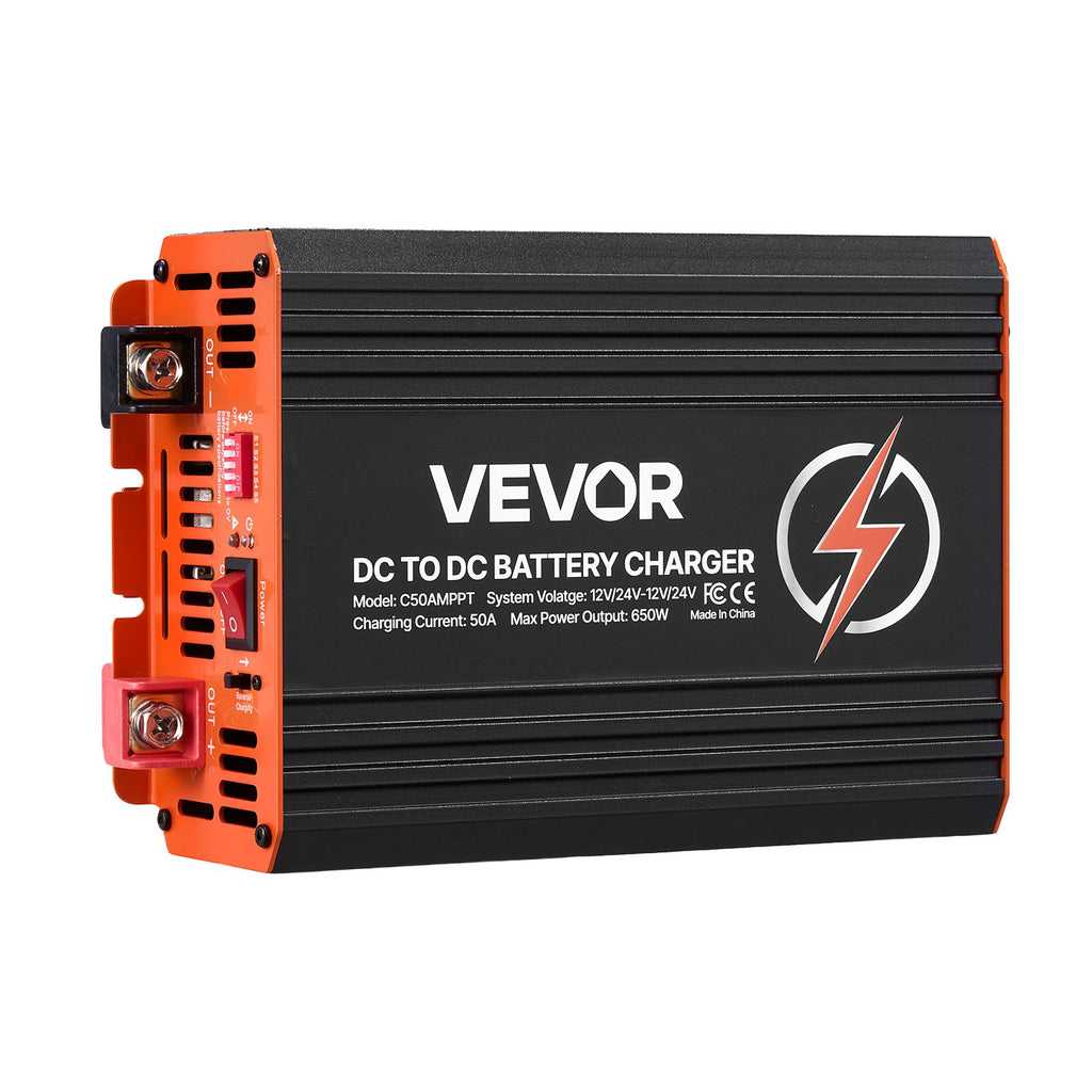 VEVOR DC-DC-lader med MPPT 50 A / 650 W – 12/24 V – detaljebillede 10