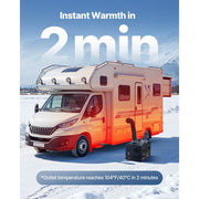 VEVOR dieselvarmer 8 kW 12/24 V – alt-i-én med 7 l tank og Bluetooth – billede 3