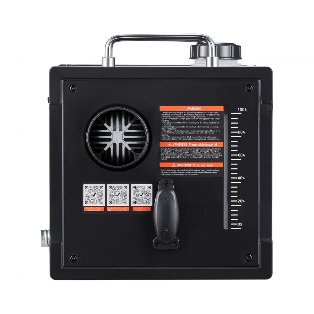 VEVOR dieselvarmer 8 kW 12/24 V – alt-i-én med 7 l tank og Bluetooth – billede 10
