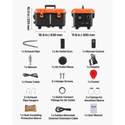 VEVOR dieselvarmer 8 kW 12/24 V – alt-i-én med 4 l tank – billede 7