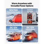 VEVOR dieselvarmer 8 kW 12 V – alt-i-én med 4,5 l tank og Bluetooth – billede 7
