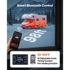 VEVOR dieselvarmer 8 kW 12/24 V – trolley med 5 l tank og Bluetooth – billede 5